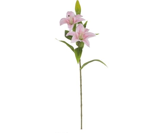 Mākslīgais zieds IN GARDEN H76cm lilija, gaiši rozā