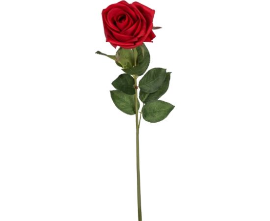 Mākslīgais zieds ROSE, 75cm, sarkana