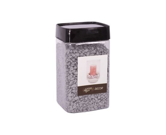 Цветной камень DECOR, серебряный, размер: 2-5мм, вес: 450г