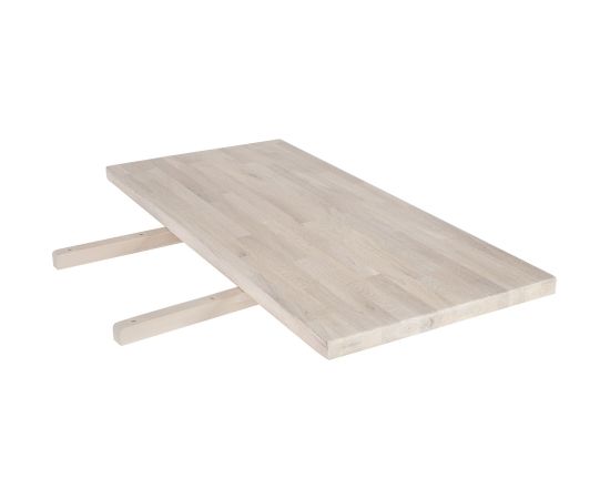 Удлинение для стола OXFORD 50x100см, материал: дубовый щит, обработка: белое масло
