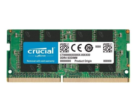 Crucial 16 GB, DDR4, 2666 MHz, Notebook, Registered No, ECC No