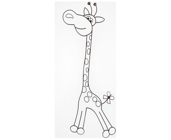 Gulta SAFARI GIRAFFE balta (KLUPS)