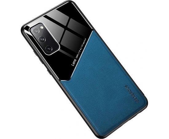 Mocco Lens Leather Back Case Aizmugurējais Ādas Apvalks Priekš Apple Iphone 11 Pro Zils