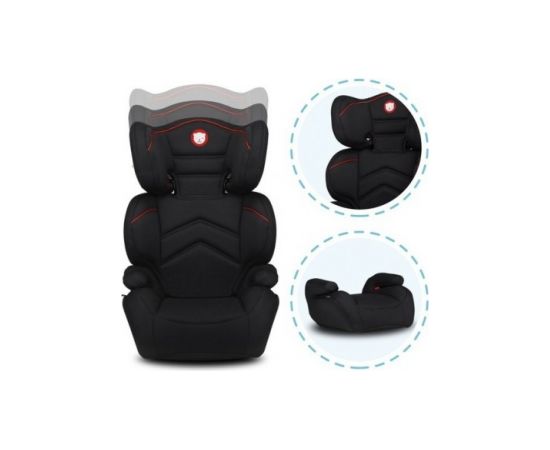 Autosēdeklis LARS sporty black 15-36kg Lionelo, Akcija Autokrēsli un palikņi