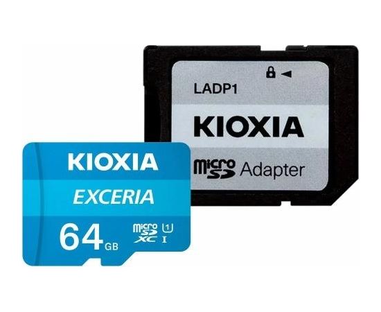 Toshiba Kioxia MicroSD karte 64GB class 10 + adapter SD