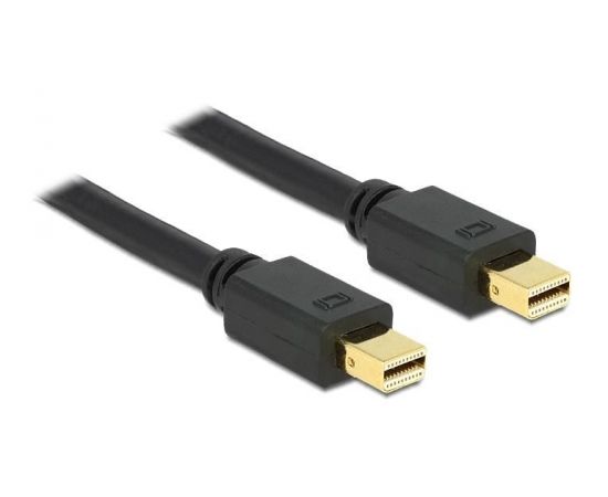 Delock Cable mini Displayport male - male 1m, black