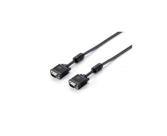 Equip VGA HD15m/HD15m ferrite core 20m cable black