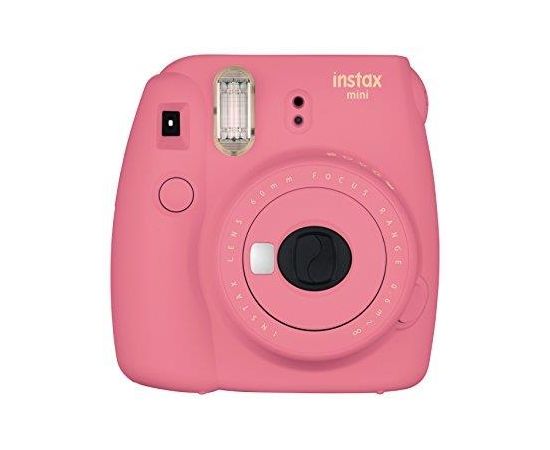 Fujifilm Instax Mini 9 camera Flamingo Pink + Instax mini glossy (10)