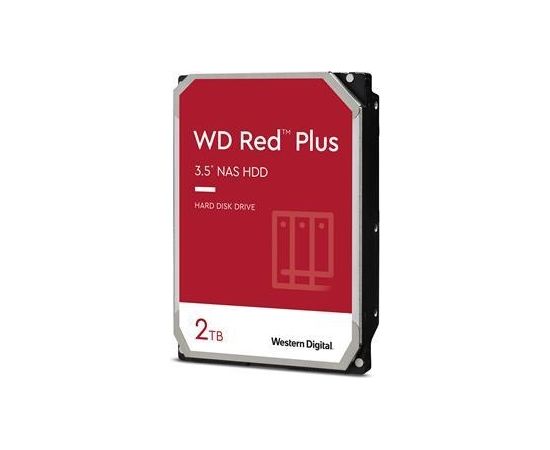 Western Digital WD Red™ Plus 2TB NAS Hard Drive 3.5" 5400rpm