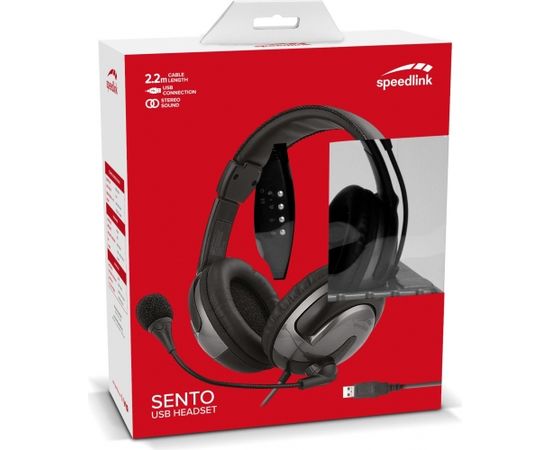 Speedlink headset Sento USB (SL-870100-BK)