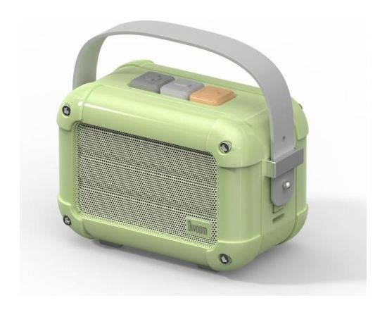 Divoom Macchiato Retro VHS Stila 6W DSP Bluetooth Skaļrunis ar Iespaidīgu Skaņu + Stilīgu Čemodānu Zaļa