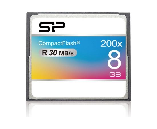 Silicon Power карта памяти CF 8GB 200×