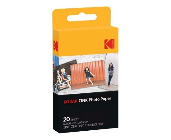 Kodak photo paper Zink 2x3 20 sheets