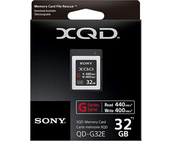 Sony atmiņas karte XQD G 32GB 440/400MB/s