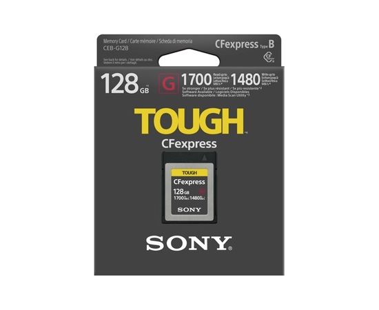 Sony карта памяти CFexpress 128GB Tough 1700/1480MB/s