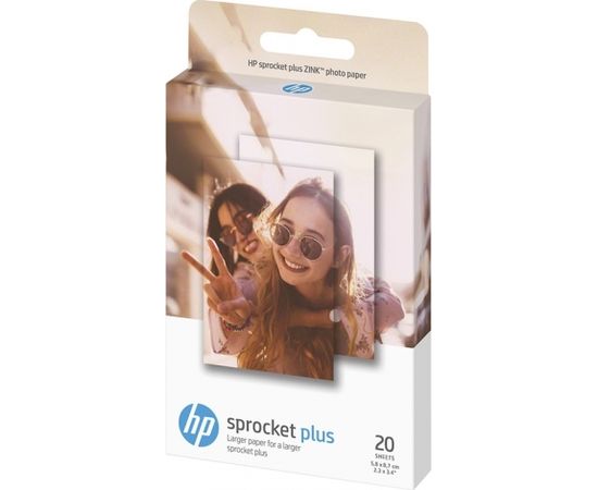 HP фотобумага Sprocket Plus Zink 5.8x8.6 см 20 листов