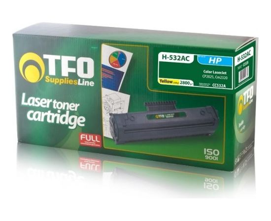 TFO HP CC532A / Canon CRG-718 Желтая Тонерная кассета 2.8K страниц HQ Премиум Аналог