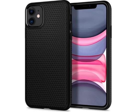 Spigen Liquid Air īpaši elegants un izturīgs TPU aizmugures maks-apvalks priekš Apple iPhone 11 Pro (5.8") Melns