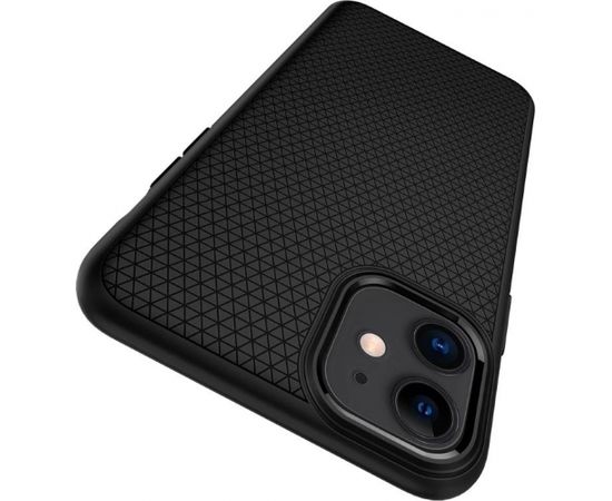 Spigen Liquid Air īpaši elegants un izturīgs TPU aizmugures maks-apvalks priekš Apple iPhone 11 Pro (5.8") Melns