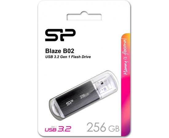 Silicon Power flash drive 256GB Blaze B02, black