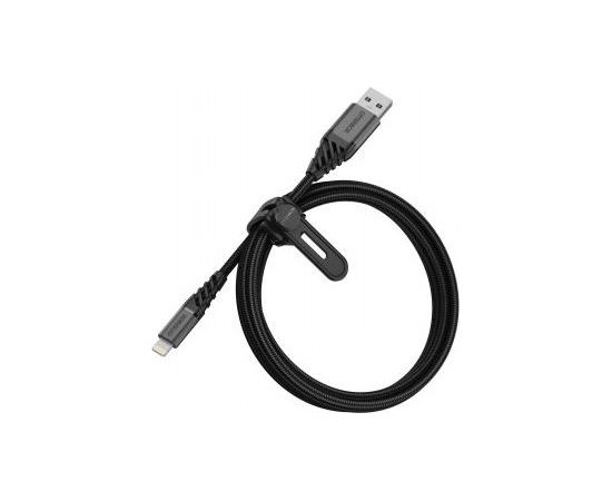 OTTERBOX PREMIUM CABLE USB A - LIGHTNING 1M BLACK