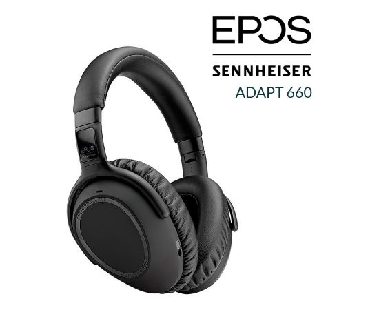 EPOS SENNHEISER ADAPT 660 WIRELESS HEADSET BT ANC MS UC