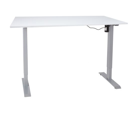 Desk ERGO 1 140x80cm white grey