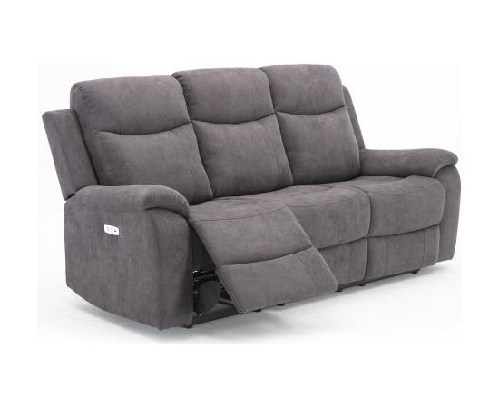 Диван-кресло MILO 3-местный, 209x96xH103см, с электрическим механизмом, серый