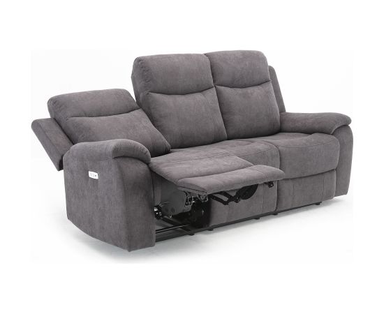 Диван-кресло MILO 3-местный, 209x96xH103см, с электрическим механизмом, серый