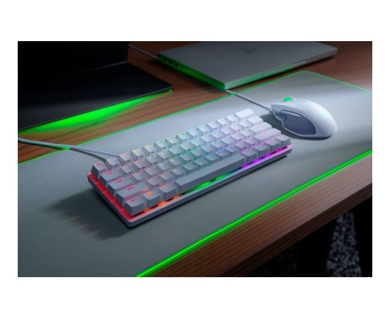 Razer Huntsman Mini 60%, Gaming Keyboard, Optical, US, Mercury, Wired