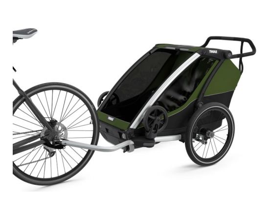 Thule Chariot Cab2 CypresGreen Bērnu rati multifunkcionālie