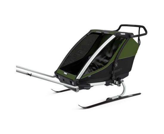 Thule Chariot Cab2 CypresGreen Bērnu rati multifunkcionālie