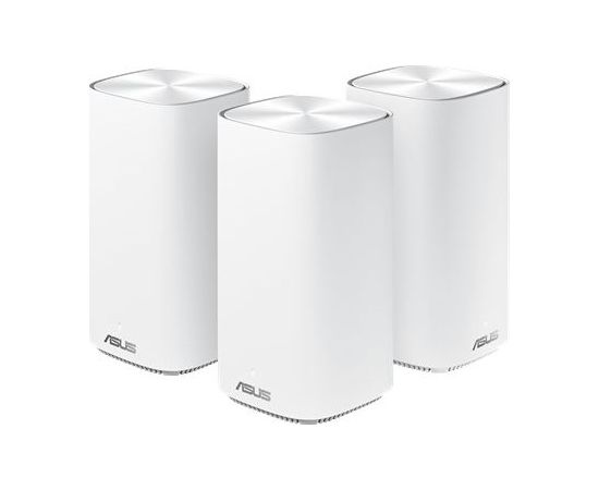 ASUS ZenWiFi mini AC CD6 AC1500, white, Router and 2x satellite set, 3er-Bundle (90IG05S0-BO9420)