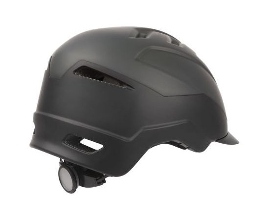 Polisport E-City / Melna / Pelēka / 55-58 cm Велосипедные шлемы