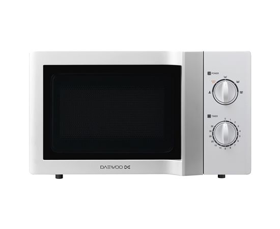 DAEWOO Microwave oven KOR-6627W 20 L, Rotary, 700 W, White, Defrost function, Free standing