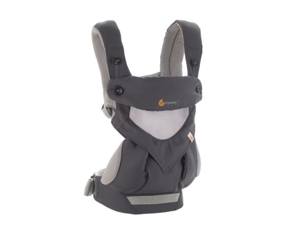 ERGOBABY kengursoma 360 Cool Air Carbon grey, BC360PBLKGRY Bērnu pārnēsāšanai