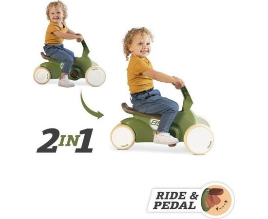 Berg Gokart Bike 2in1 Retro Green bērnu pedāļa kartings