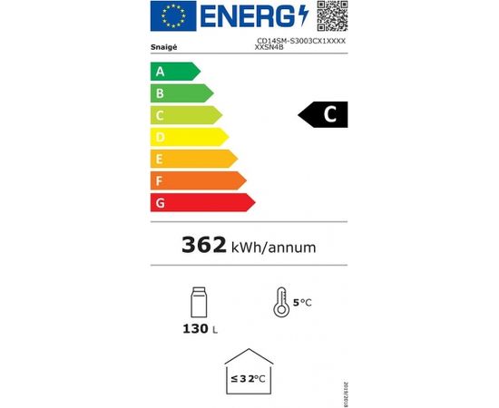 Snaige CD14SM-S3003C Ledusskapis - Vitrīna 85cm
