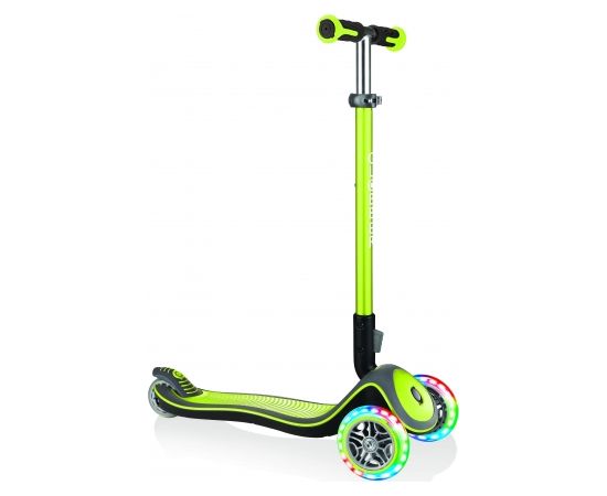 GLOBBER scooter Elite Deluxe Lights lime green, 444-406