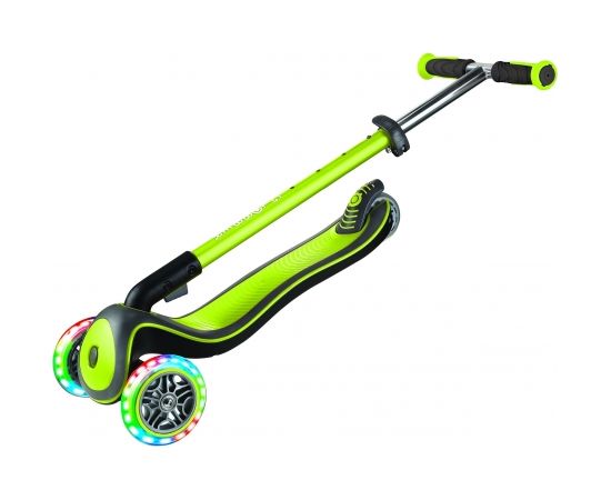 GLOBBER scooter Elite Deluxe Lights lime green, 444-406