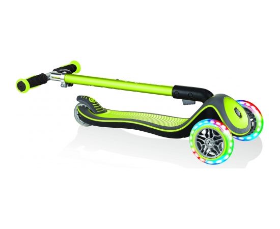 GLOBBER scooter Elite Deluxe Lights lime green, 444-406