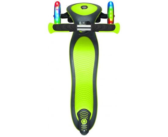 GLOBBER skrejritenis Elite Deluxe Lights lime green, 444-406