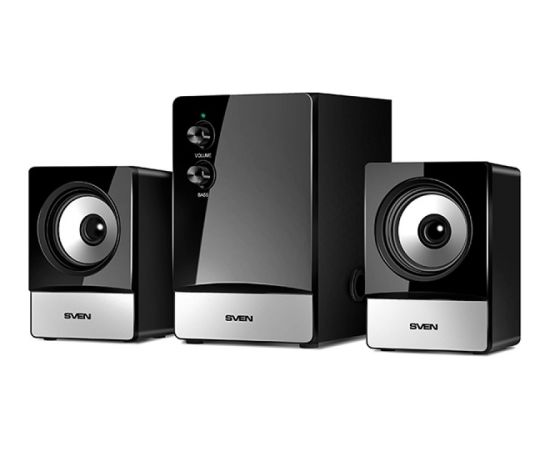 SVEN MS-90, black, 2.1 speakers, power output 10W+2x2.5W (RMS), SV-012861