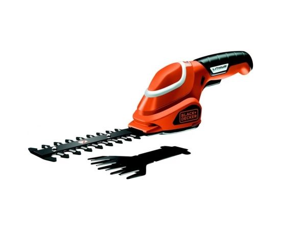 Black&decker Akumulatora zāles šķēres 2-in-1  GSL700, Black+Decker