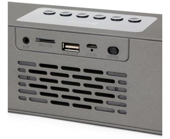 Platinet PMGC10B Bluetooth Bezvadu Portatīvs Skaļrunis FM 10W Pelēks