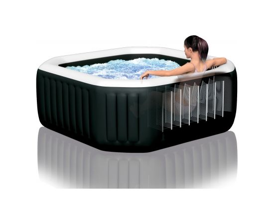 Intex PureSPA Jet and Bubble Deluxe Pool Set Black Džakuzi