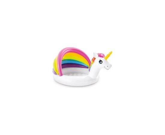 Intex Baby Pool Unicorn White / Colorful, Age 1-3, 127 x 102 x 69 cm