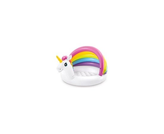 Intex Baby Pool Unicorn White / Colorful, Age 1-3, 127 x 102 x 69 cm