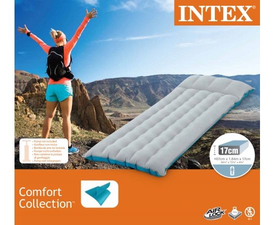 Intex Inflatable mattress 67997 Light Grey