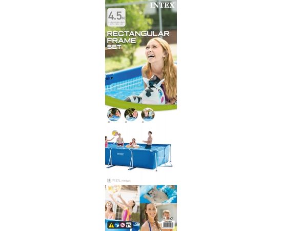 Intex Pool 28273NP Rectangular, Framed, Blue Бассейны